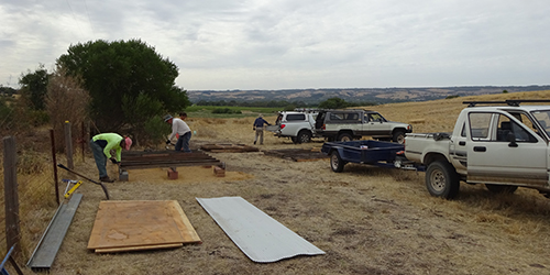 Laying out on site_Malone